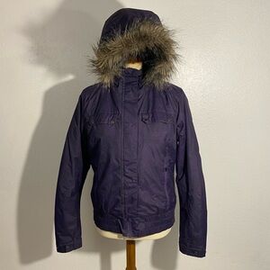 Columbia Omni-Shield Advanced Repellency Hooded Nylon Jacket Women’s Size M